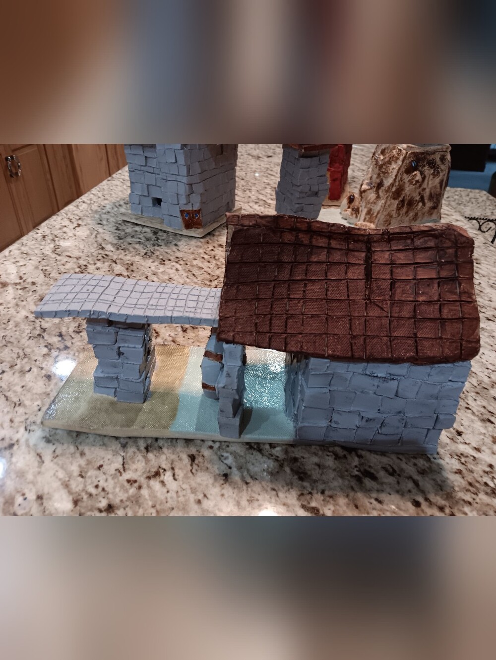 Ceramic Waterwheel Sculture - Picture 3 of 4